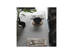 Dining Table Black/Light Concrete - Domopure JFMO20531