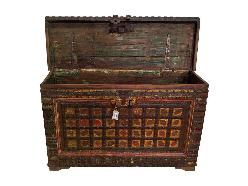 Brown metal chest 146x47x96h VKZQ87528