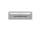 Meuble TV 2 tiroirs Chêne Gris Clair - Decohaute GCPM62692