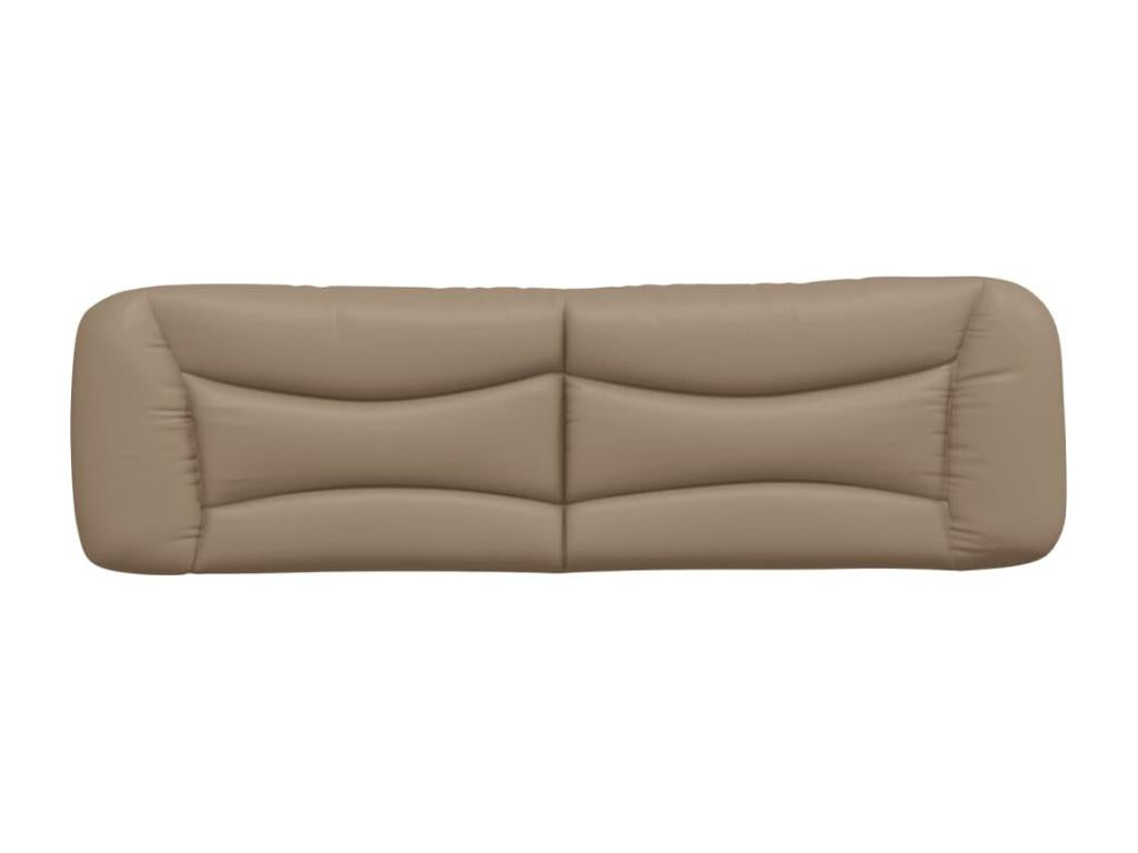 Cappuccino headboard cushion 180cm faux leather XPAU73336