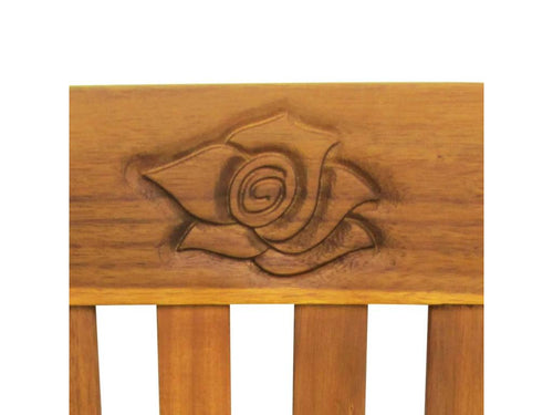 Garden bench with cushion, 157 cm, Decohaute solid wood NTAO00578