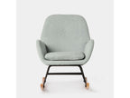 Nursing chair in mint microvelvet upholstery, 67x88 cm - Domopure DLDK80741