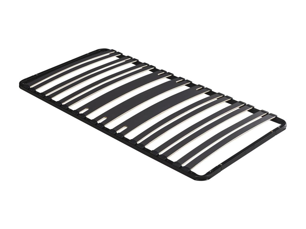 Domopure 90x190 cm bed frame - 15 Domopure - 3 zones of reinforced lumbar support - Without legs - Black - Domopure XPBM19740