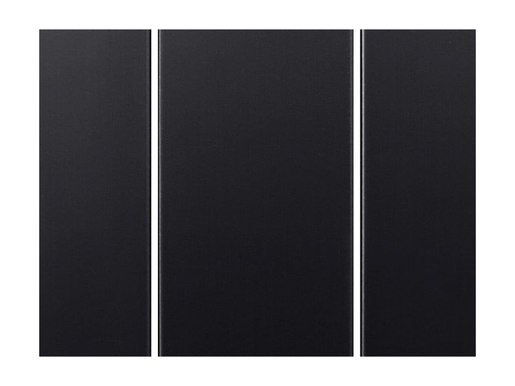 Domopure Tête de lit en bois recyclé DM Style Palette Verticale 145x46 Lits 135/140 - Noir Solide OAXB65711