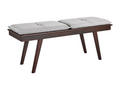 Banc Chicyla Marron foncé/gris Tissu CQJQ09443