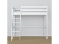 Wooden loft bed N03 White 90x200 DTLA18542