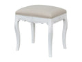 Domopure WHITE P 1NOS Pouf 45x35x49 White BPGY21467