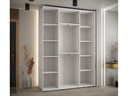 Domopure 4 Sliding Door Wardrobe 235.2/170/45 3 Doors White/White/Silver PLGS10321
