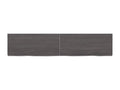 Dark brown wall shelf, solid treated oak wood TSNM20295