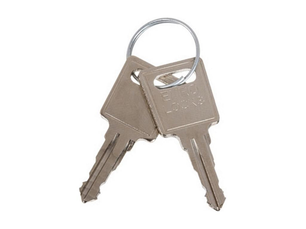 Low steel storage column with 2 drawers, Khaki ICQZ14889