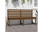 Banc de jardin marron miel 157.5 cm bois de pin massif TKSS96912
