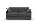 Domopure Convertible Sofa Bed in Waterproof Fabric T13 189 cm Matte - 160x197 Anthracite ZVMY60657