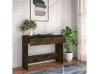 Smoked Oak Console Table 100x35x76.5 cm Chipboard OJQI53992