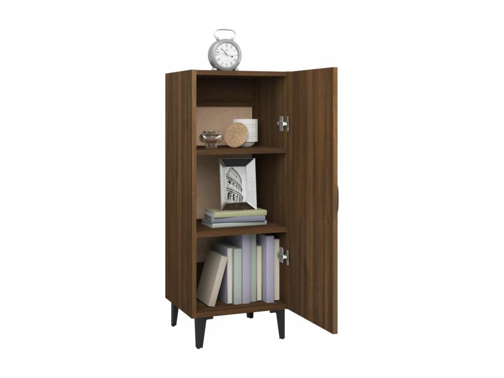 Buffet Chêne marron 34.5x34x90 cm Bois d'ingénierie BHEA49072