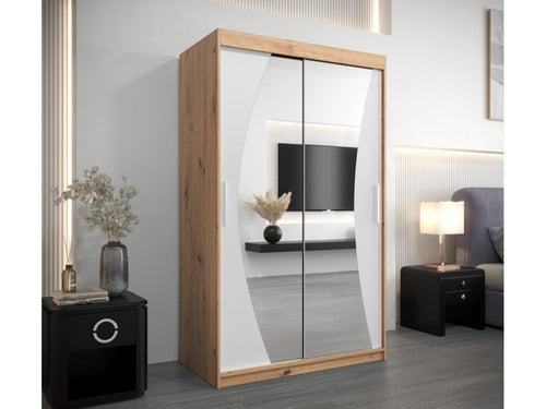 Decohaute Sliding Door Wardrobe 200/120/62 2 doors Decohaute/White UFLG15230