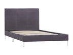 Grey Fabric Bed Frame 90x200 cm EMJV26972
