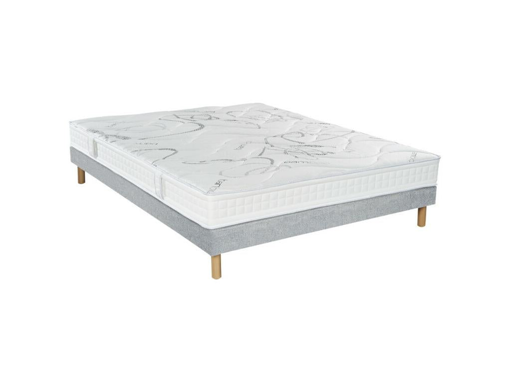 Domopure MORPHOZONE 180 Set: Traditional Graphic 13cm Slatted Base, 150x190cm Latex Legs, TWQB43208