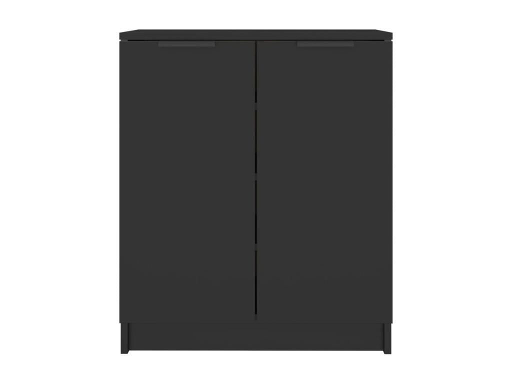 Armoire à chaussures Noir 59x35x70 bois d'ingénierie LUXL43260