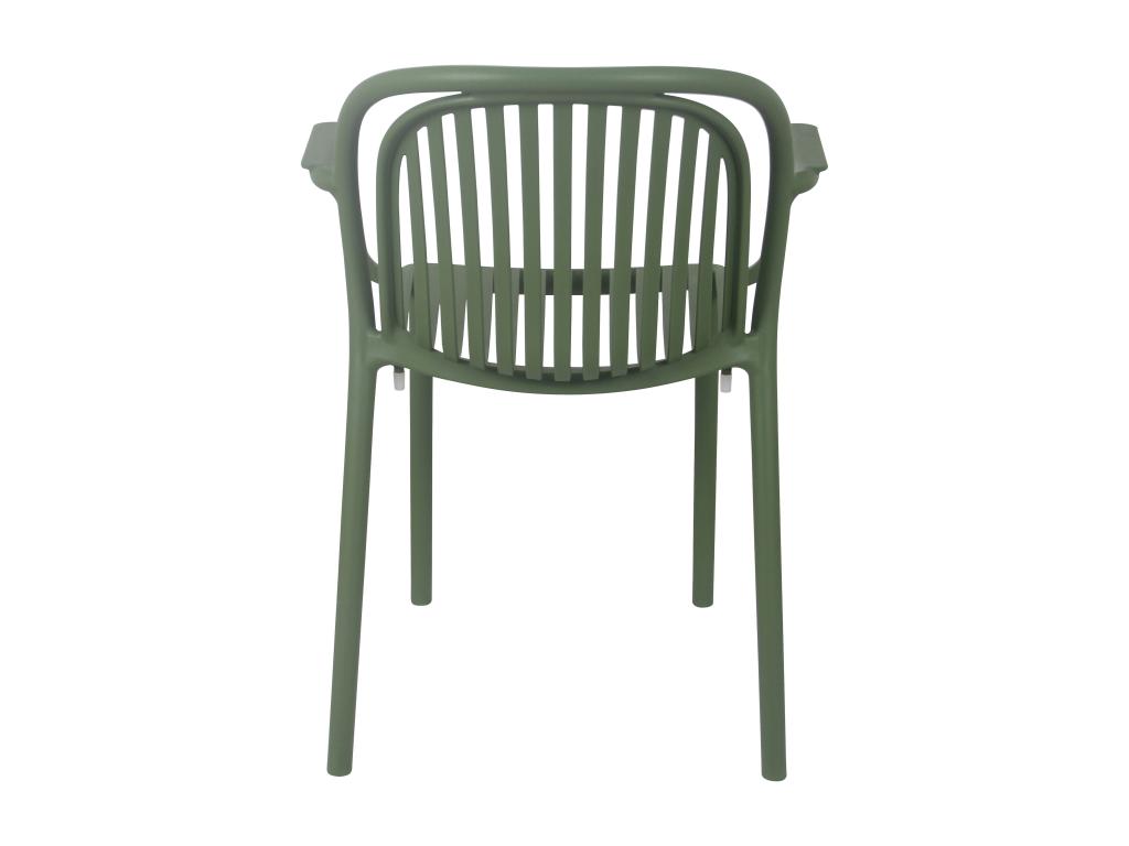 Fauteuil de terrasse vert olive JBNX85582