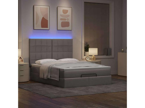 Chicyla Ottoman bed frame with mattress, 140x200 cm, fabric ATJL53007