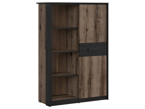 Romanesque Wood 1-Door Bookcase YBJH89370