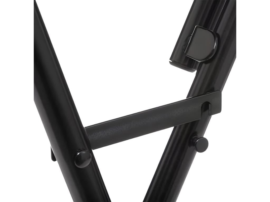 Table de bar pliante en métal coloris noir - L.60 x l.60 x H.103 cm UIFW41513