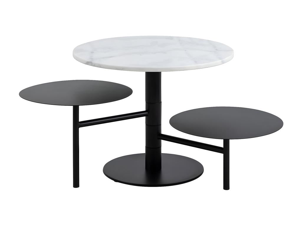 Lahti coffee table in black and white marble. OMRJ72800