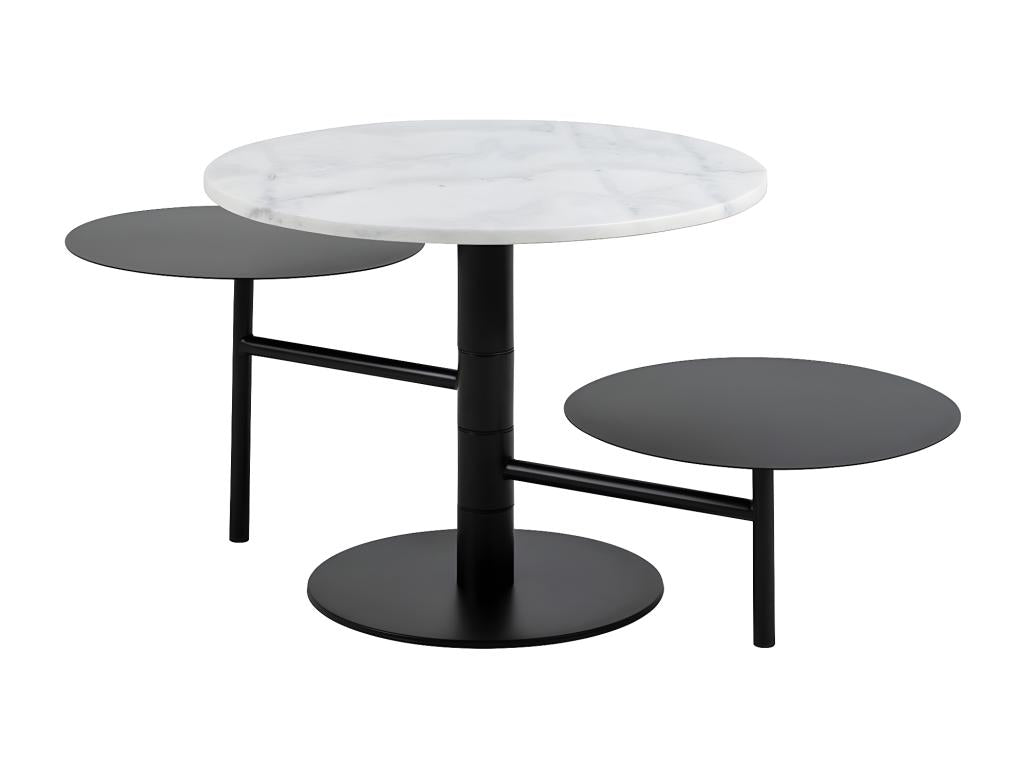 Lahti coffee table in black and white marble. OMRJ72800