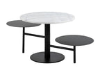 Lahti coffee table in black and white marble. OMRJ72800