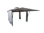 Domopure - 3x3m Gazebo - Steel - Anthracite Grey TBXZ71556