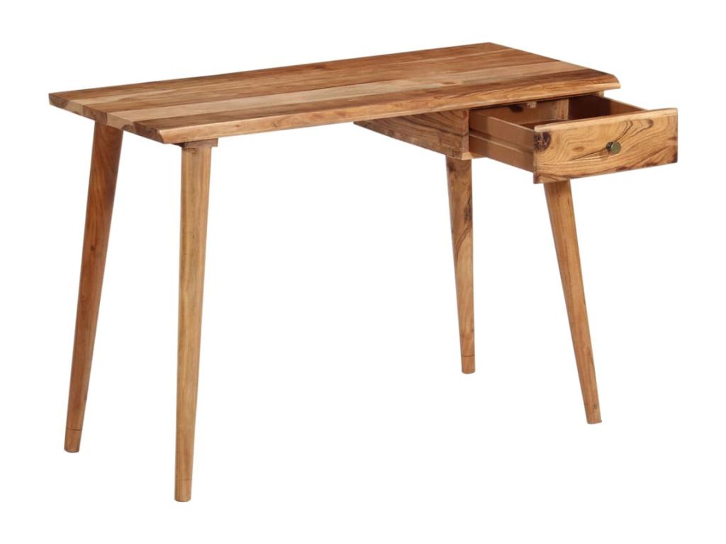 Table à écrire Bois d'Domopure massif 110x50x76 cm CUUY19330