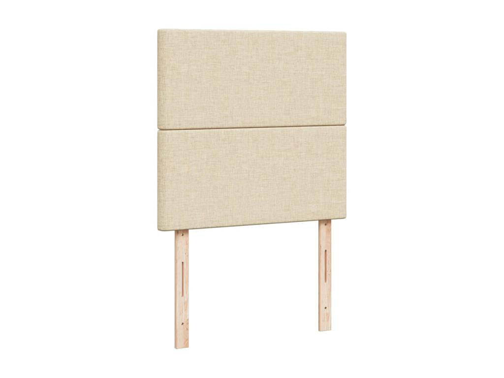 Domopure bed base with mattress, Cream 100x200 cm, Fabric AHWD86940