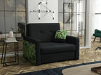 Chicyla 173 Armchair, Black, 85x110x98cm, Upholstered, Metal Legs, HXUP29416