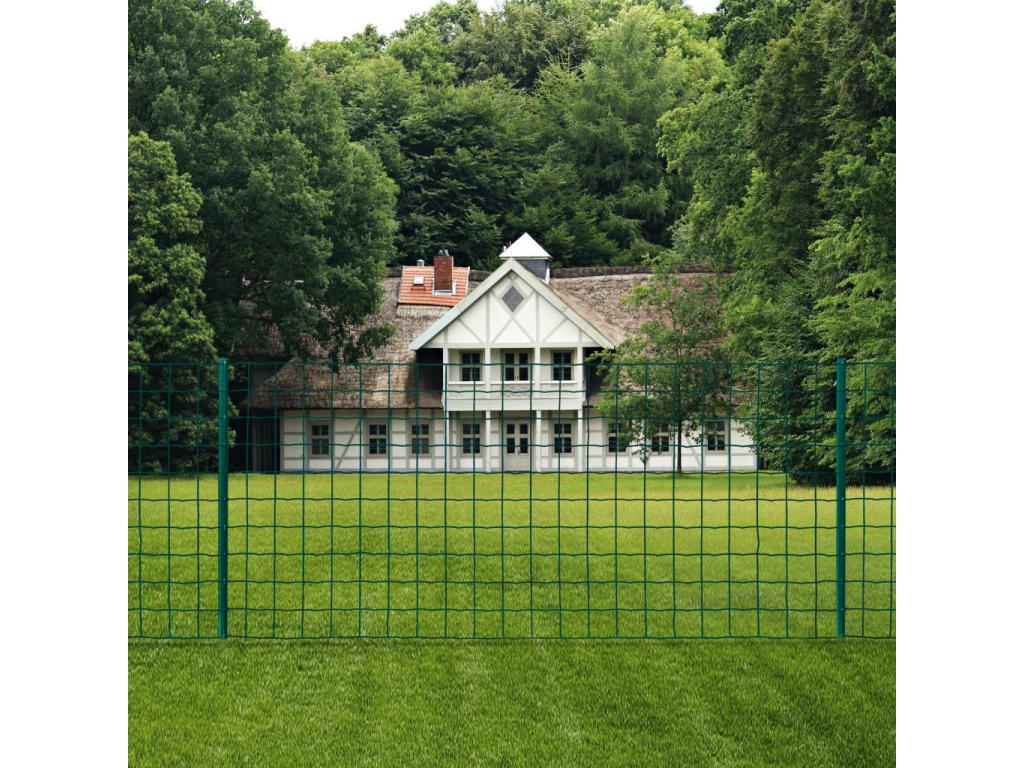 Euro Steel Fence 20x0.8 m Green 2 GXXE67294