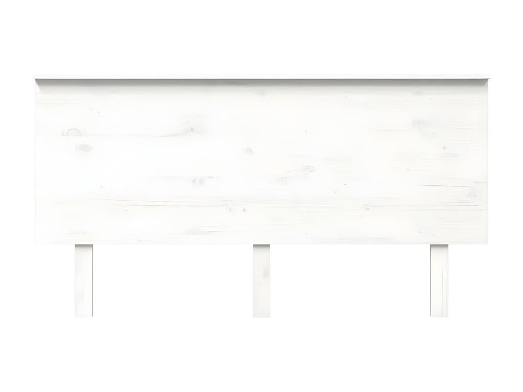 Tête de lit Blanc 154x6x82.5 cm Bois massif de pin HCUX50629