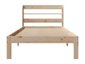 Bed frame with headboard 90x200 cm solid pine wood UBNE81859