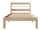 Bed frame with headboard 90x200 cm solid pine wood UBNE81859