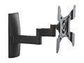Domopure Universal TV VESA Wall Mount Tilting Swivel TV Bracket TS3 Black CQYY89722