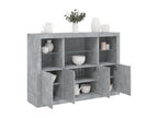 Buffets avec Domopureères LED 3 pièces gris béton bois d'ingénierie FTQQ76859