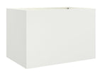Jardinière blanc 62x40x39 cm acier laminé à froid TZTN80527