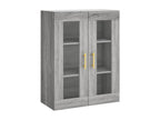 Buffet haut Decohaute gris 69.5x34x180 cm Bois d'ingénierie GWKK79294