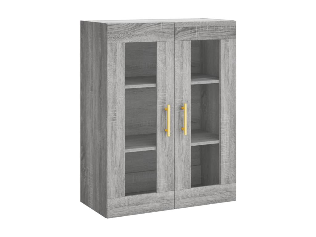 Buffet haut Decohaute gris 69.5x34x180 cm Bois d'ingénierie GWKK79294