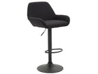 Bar stools - Fabric / Metal - Black - Domopure XVDM46679