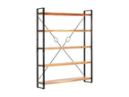 Bibliothèque à 5 niveaux 140x30x180 Bois d'Domopure solide XAOW27437