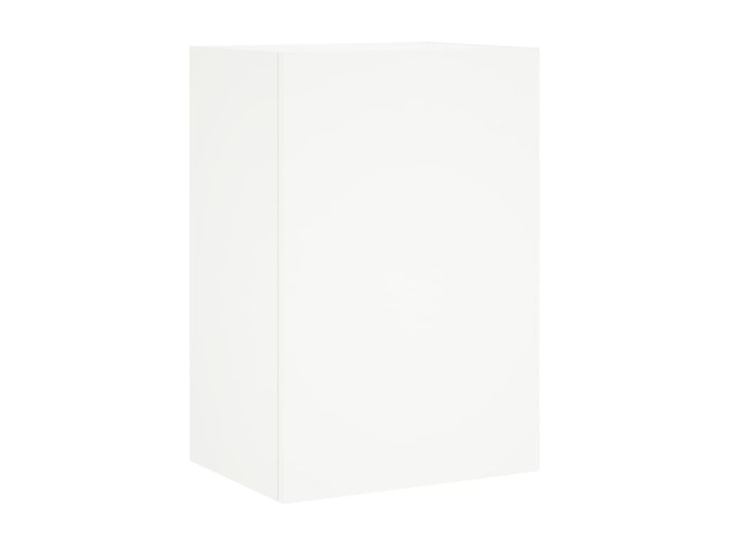 Meuble TV mural blanc 40.5x30x60 cm bois d'ingénierie FONX56071
