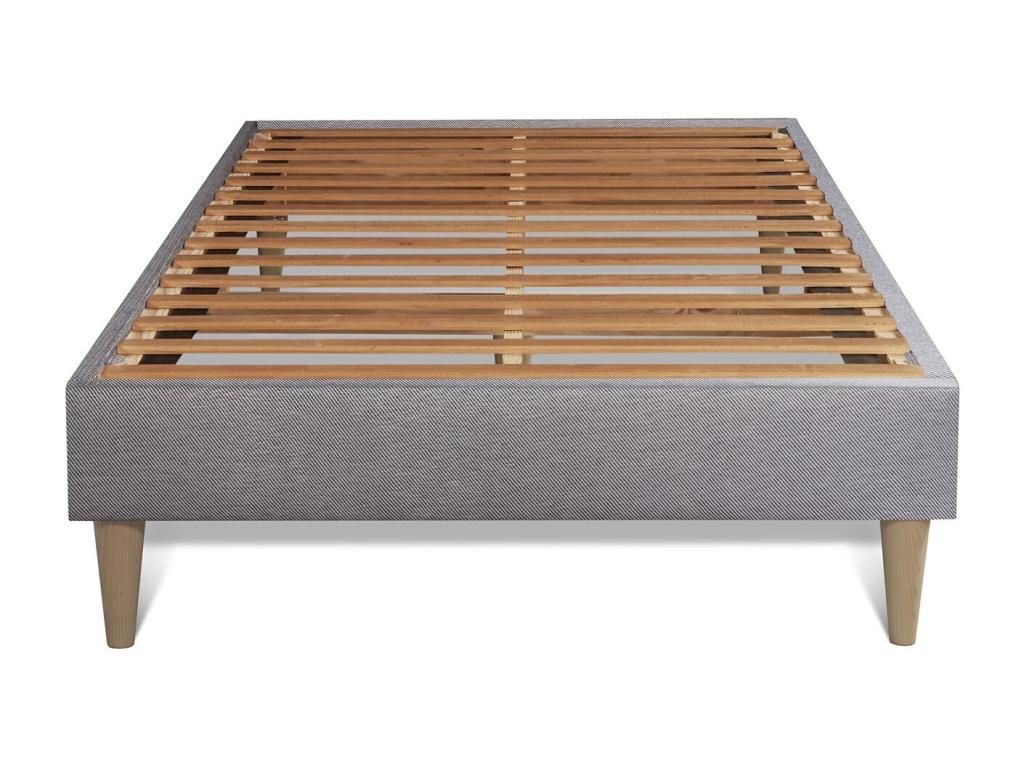 Domopure 80x200 Maxi Thick Pocket Spring Memory Foam Mattress Set with 7 Comfort Zones and Domopure Grey Slatted Base USUT47668