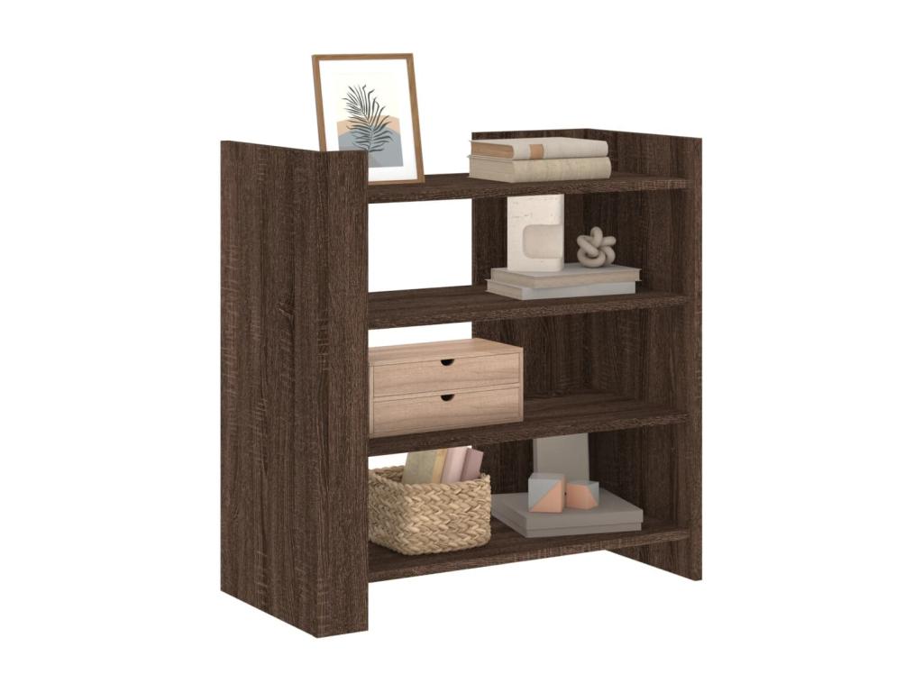 Buffet chêne marron 73.5x35x75 cm bois d'ingénierie FMJF75958