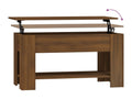 Coffee table, brown oak, 101x49x52 cm, engineered wood, EEGM60784