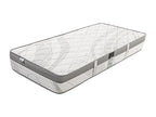 Ensemble Matelas 90x190 cm Decohaute 26 cm sommier gris CLOM57215
