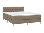 Lit à sommier tapissier avec matelas Chicyla 140x190 cm Tissu UZRP44192